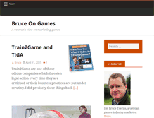 Tablet Screenshot of bruceongames.com